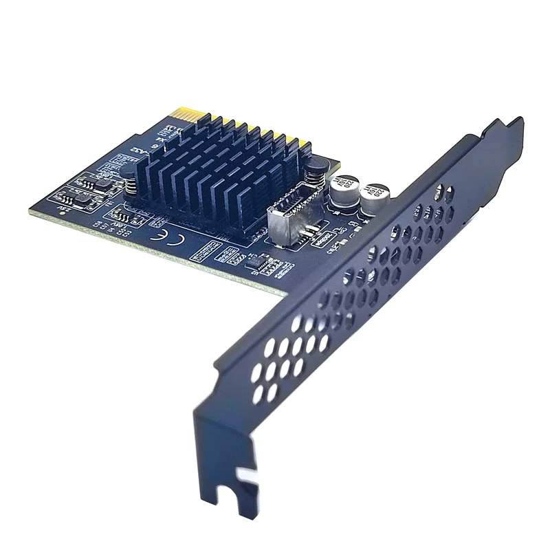 

USB3.2 expansion card GEN2x2 20Gbps PCIE 4X adapter TYPE-C front A-KEY/TYPE-E