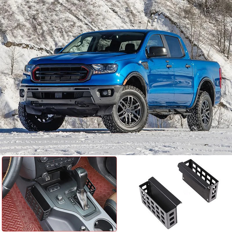 

Gearshift Gear Shifter Storage Box For Ford Ranger 2015-2021 Seat Crevice Storage Box Organizer Storage Baskets Car Accessories