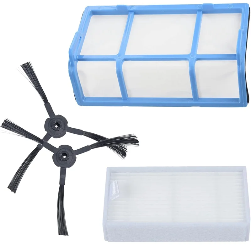 ABZA-Juego de accesorios para ILIFE V3 V3S Pro V5 V5S Pro Cepillo Lateral principal filtro Hepa piezas de repuesto de vacío
