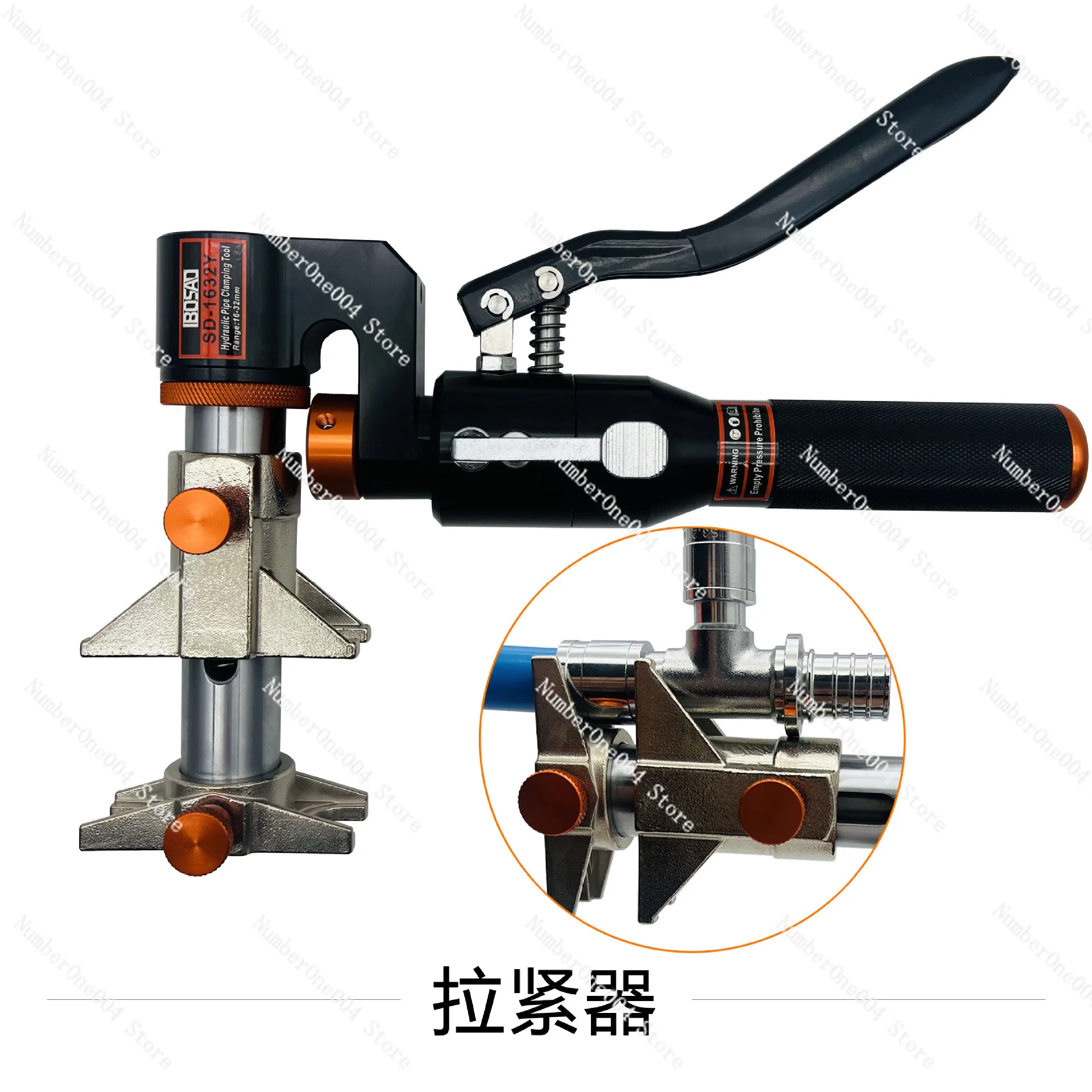 

Hydraulic Slip-On Clamp Underfloor Heating Pipe Expander Aluminum-Plastic Pipe Tool for Underfloor Heating Installation