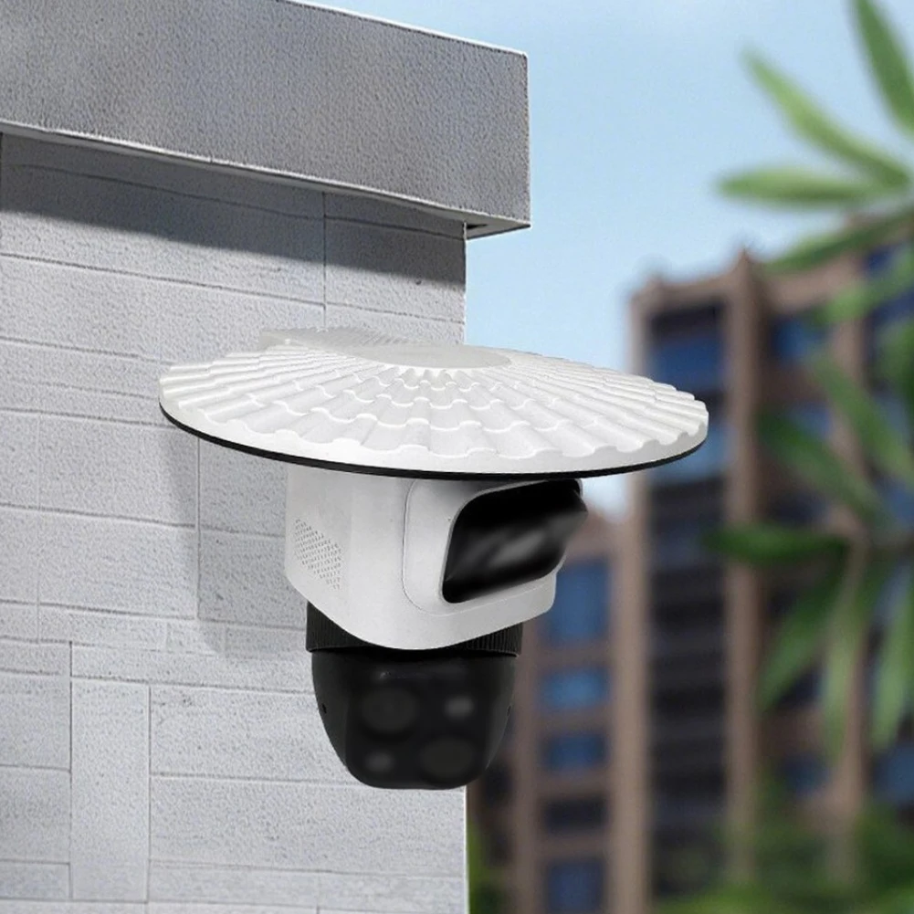 1Pc White ABS Rain Cover For Eufy Cam Outdoor Weather Protection Shell With Ventilation Security Camera Accessories