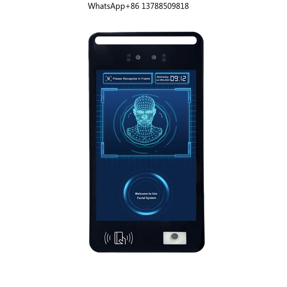 Smart AI Facial Recognit Device Time Attendance and Security Access Control System Biometric AI Face Recognition Device