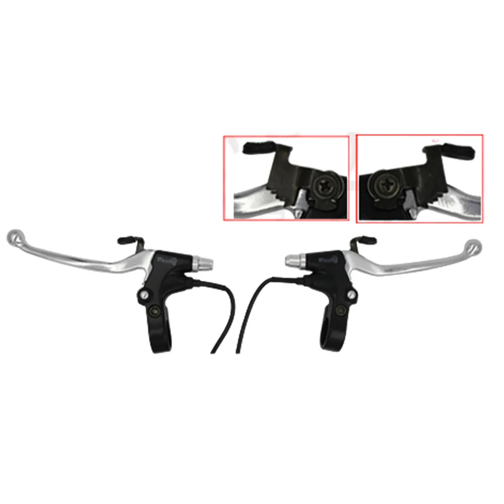 1pair Electric Disc Brake Handle With Parking Button Durable Cut-off Power Brake Handle with Parking Lock for E-Bikes & Scooters