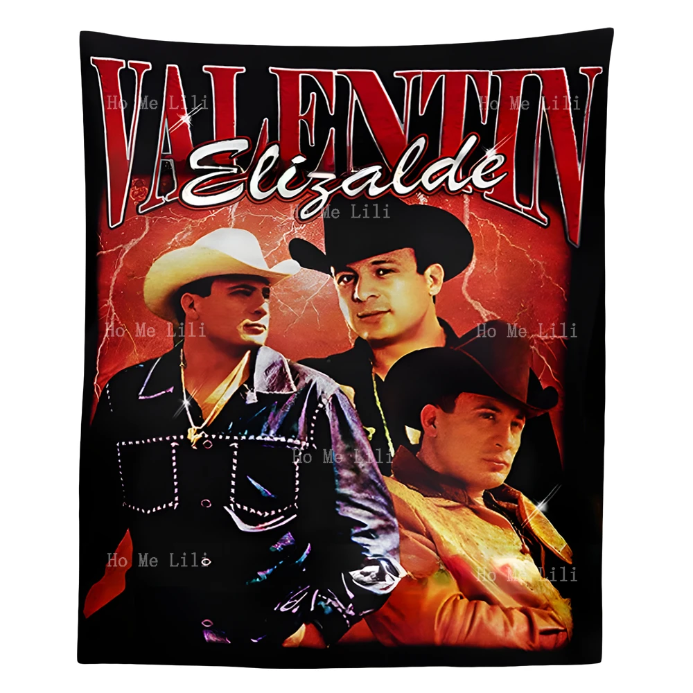 Valentin Elizalde El Gallo De Oro Songwriter Mexican Corridos Songwritter Tapestry For Bedroom Living Room Fashion Decor