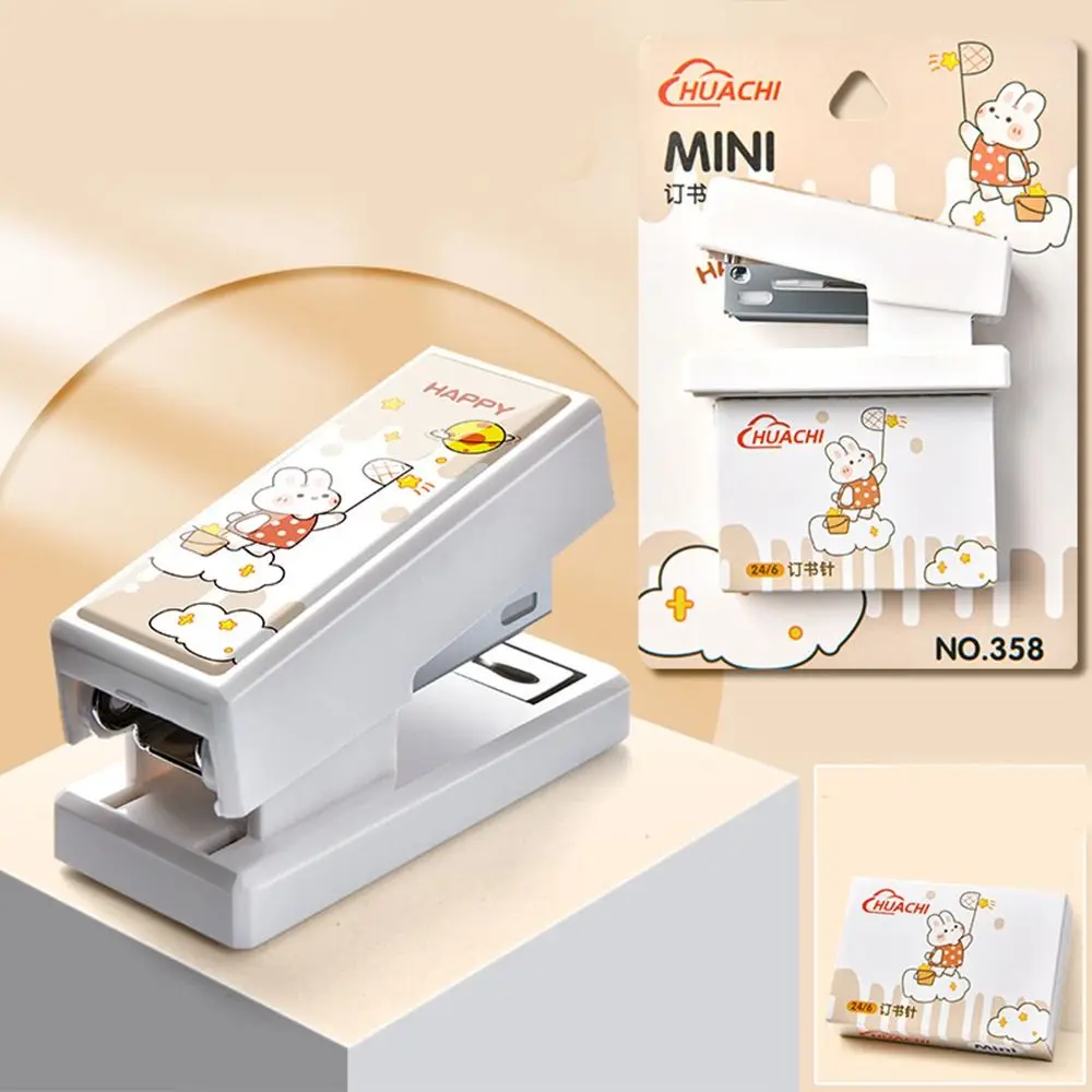 Papieren Nietmachines Kantooraccessoires Mini Nietmachine Set Met Nietjes Papieren Bindmiddel Set Kantoorbindgereedschap Schoolbenodigdheden