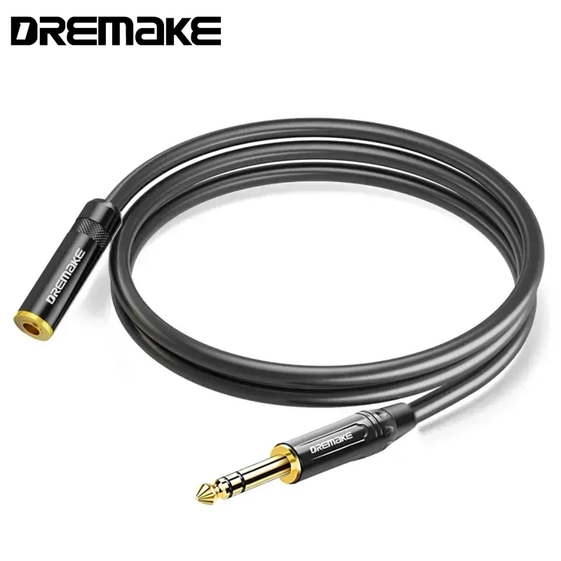 Jack 6.35mm To 3.5mm Extender Headphone Adapter 1/4\'\' To 3.5mm Female Stereo Audio Extension Cable for Amplifier Keyboard Piano