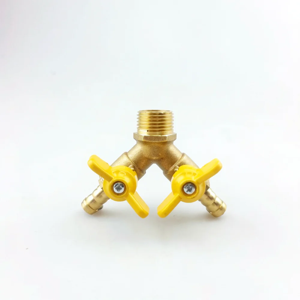 For Boxian Y Pattern Gas Valve Three Way Hose Barb Connector Liquefied Gas Piping Industrial Flow Management Switcher