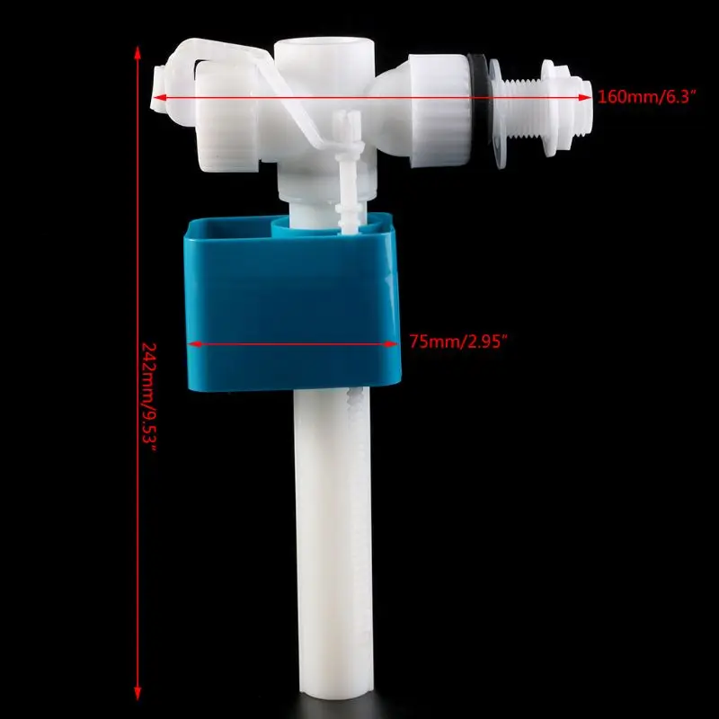 Side Entry Inlet for Valve For Cistern Brass Shank Single Float Drosphip