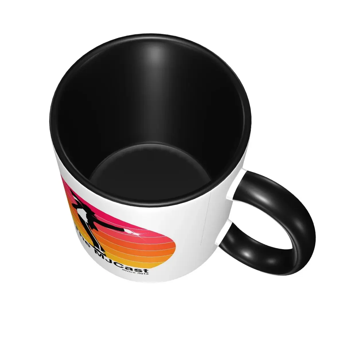 The MJCast Sunset Michael Jackson Mug Funny Ceramic Coffee Cups Tea Mugs Milk Cup Drinkware Gift for Friends