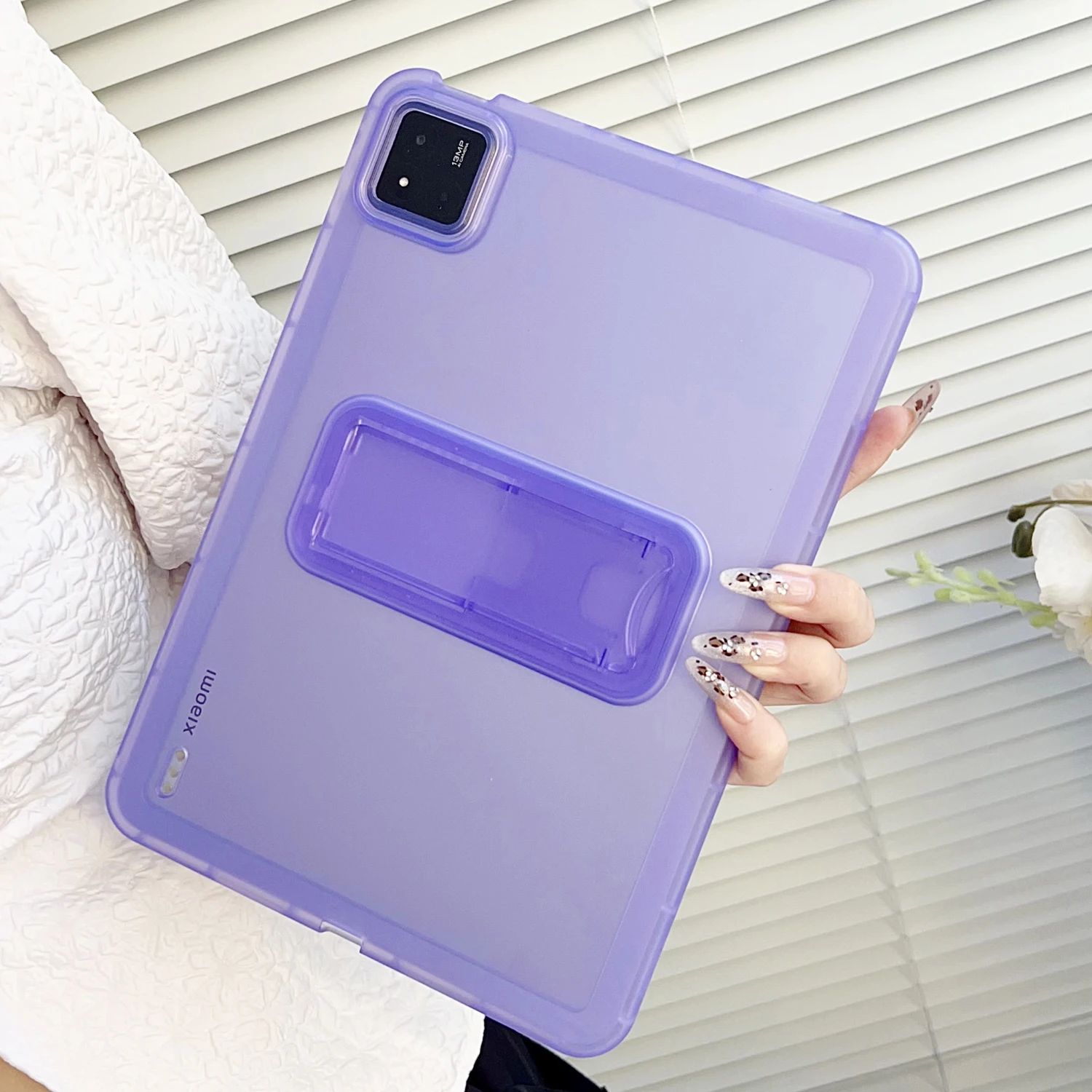 Etui z podstawką do Xiaomi MI Pad 8 Pro 7 6 6S 5 Przezroczyste, miękkie etui na tablet do Redmi K Pad 2 SE Mini 11 8.7 12.4 cala 2025 — zdjęcie produktu 3