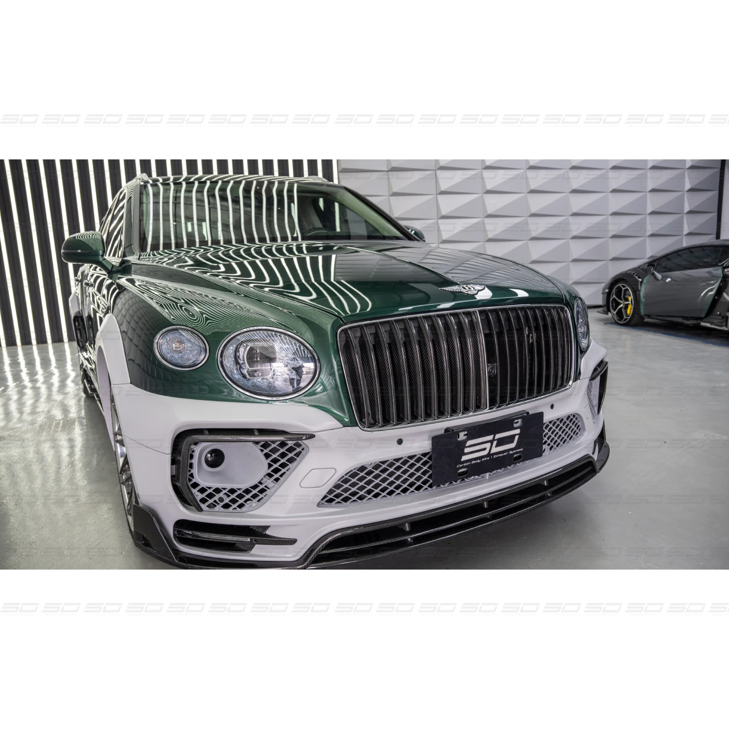 Perfect Upgrade M Style Dry Carbon Fiber Body Kits Car Accessories for Bentley Bentayga