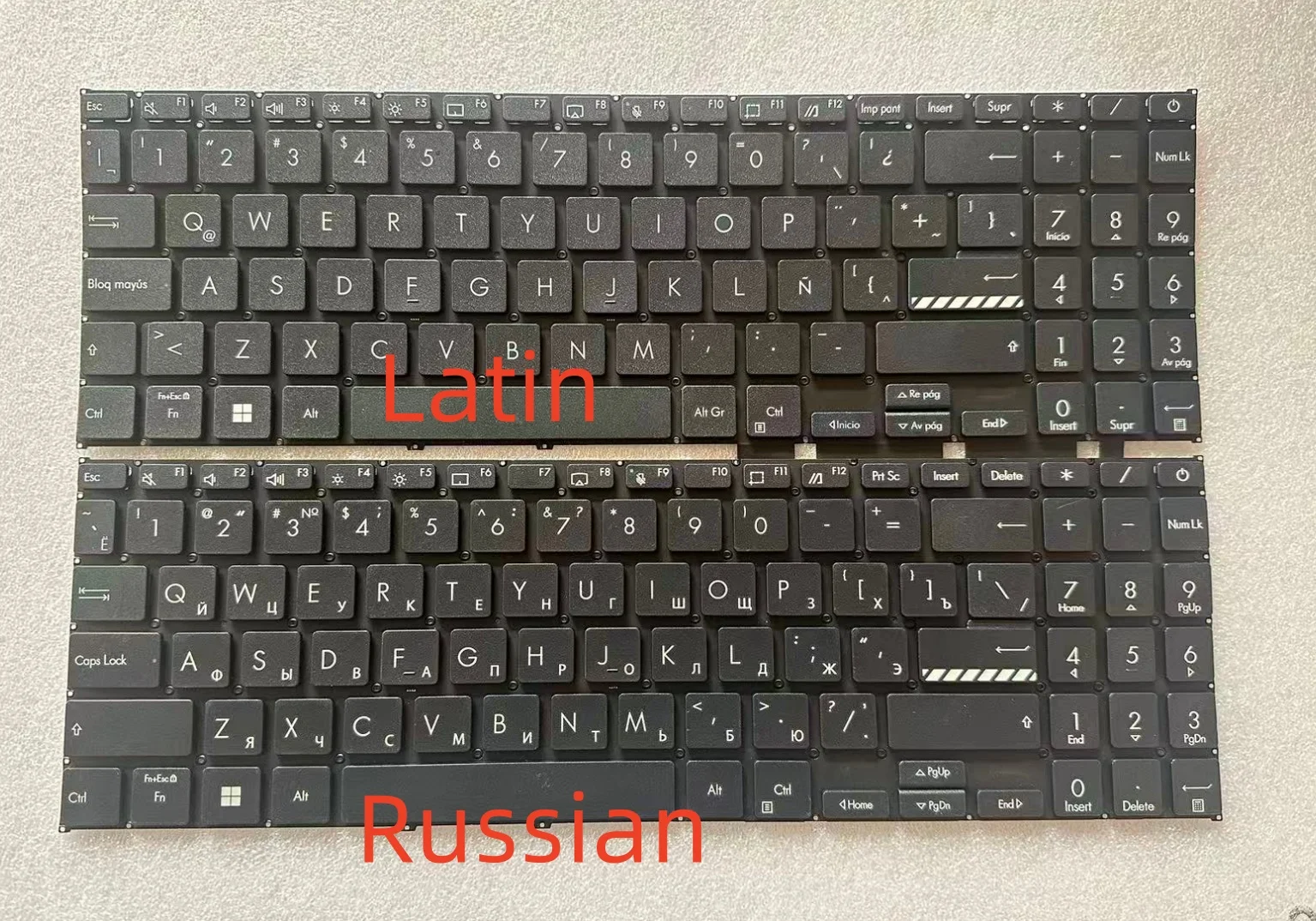 Spanish/Latin/Russian/English/French /Arabic/UK Laptop Keyboard For ASUS Vivobook X1504 X1504ZA X1504VA X1504V X1504Z F1504