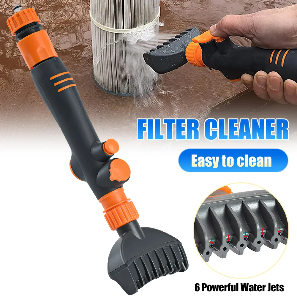 

Swimming Pool Filter Cleaner Brush Handheld Cleaning Tool Removes Debris Dirt for Pool Hot Tub Spa Water Filter Cleaning Brush