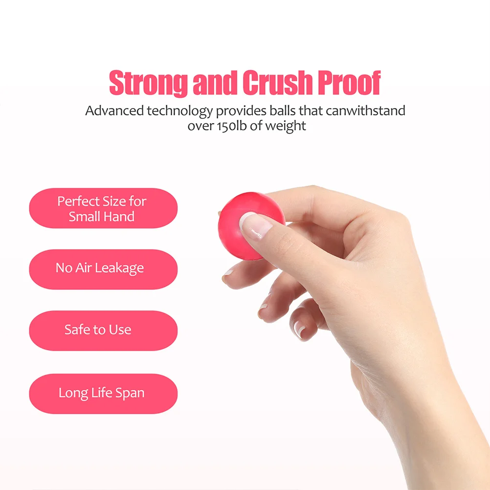 100 قطعة كرات عد بلاستيكية متينة لمسة ناعمة للأطفال كرات حفر وبيوت اللعب وحمامات الأطفال التعليمية الملونة