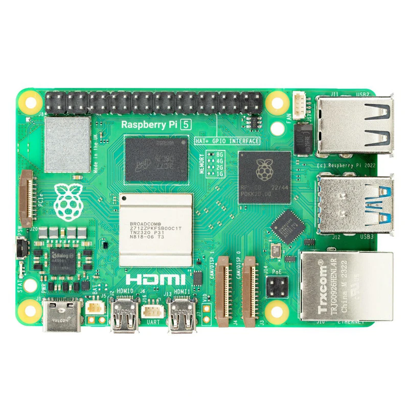 

The Raspberry Pi 5 Generation 4G 8G AI development board is in stock SC1111 SC1112