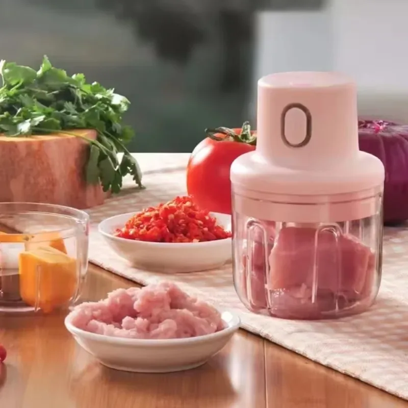 Best-selling household meat grinder, baby and infant food processor, mini multi-functional electric garlic crusher