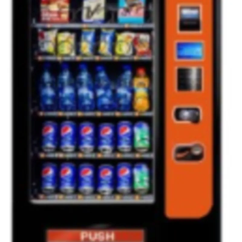 2025 Snacks and Drinks Vending Machine Refrigerated Products Dispenser Mini Machine Manufacture QR Code Coin