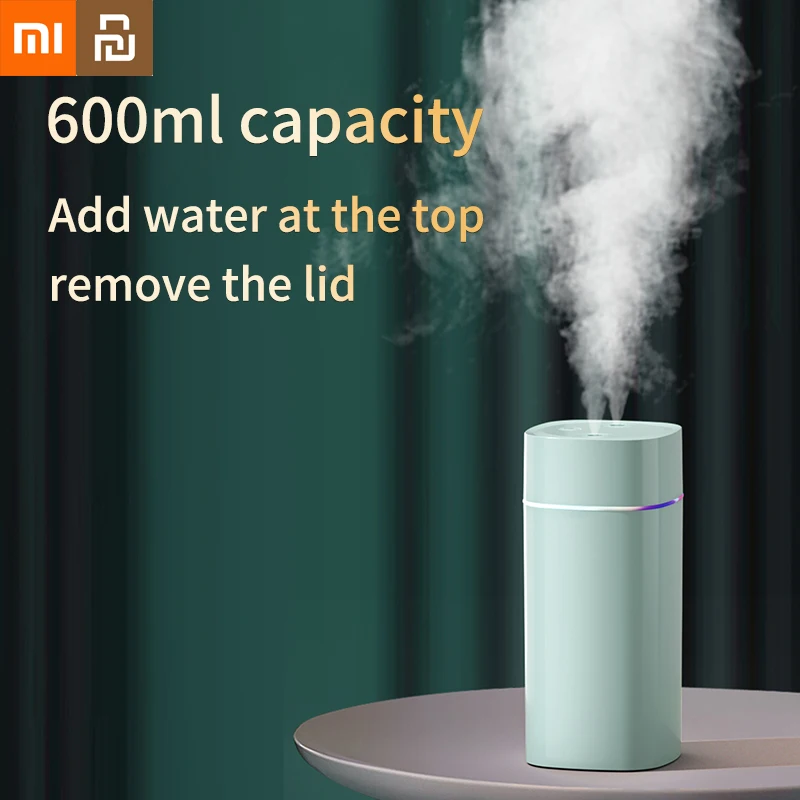 

Xiaomi Youpin Dual Nozzle Humidifier Desktop Home Bedroom Car Aromatherapy Silent Air Humidification Usb 7 Color Ambient Light