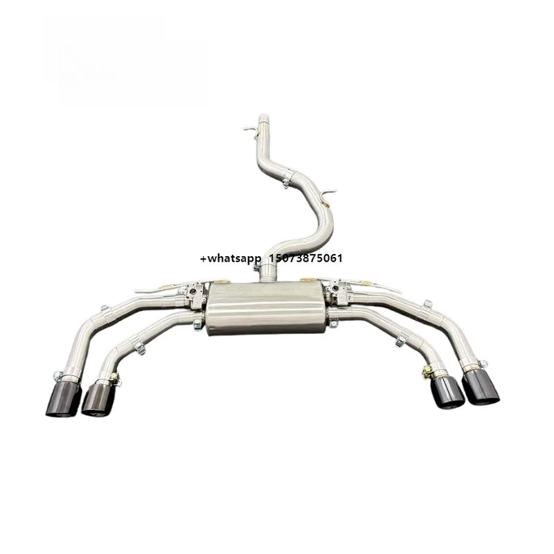 

S3 8p 8l 8v Exhaust Catback High Performance Valved System for 2.0T Hatchback and Sedan Models Stainless Steel Muffler