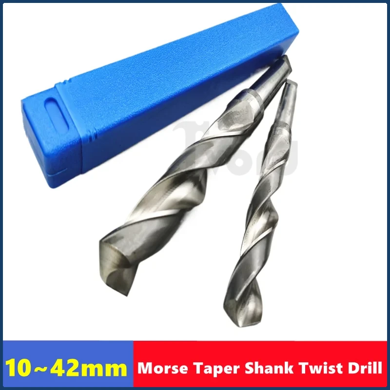 

HSS Morse taper shank Fried Dough Twists drill bit 10~42mm, cast iron, steel metal drilling machine tool drill bit