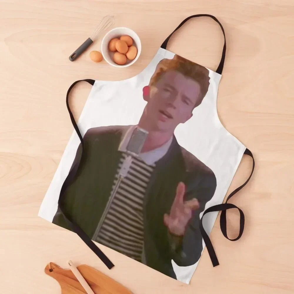 

Never gonna give you up Apron Kitchen And Household Goods household woman barber men for women with pocket Apron