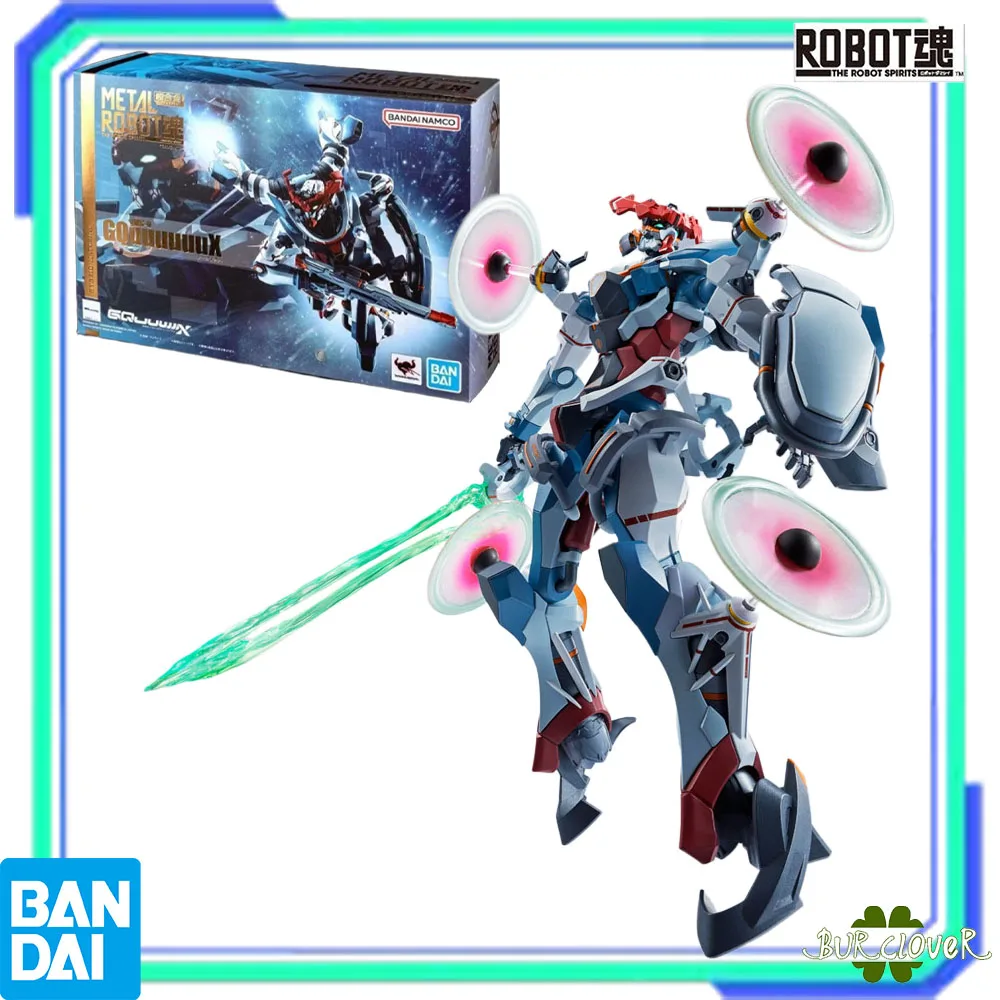 

В НАЛИЧИИ Bandai, оригинальные металлические пуховки-роботы GQUUUUUUX, игрушки HYBRID MATERIAL для мальчиков и девочек, Рождественский подарок, коллекционные