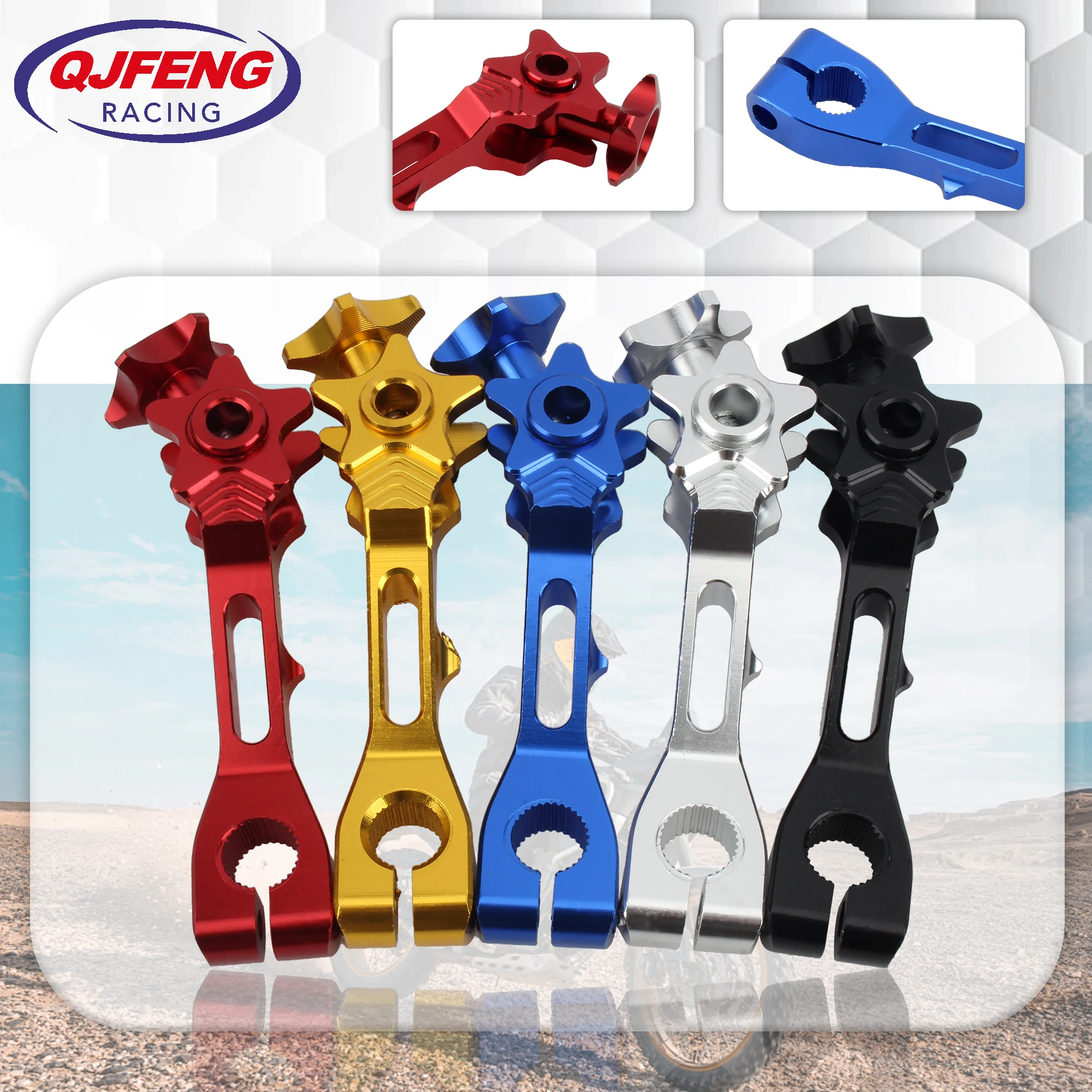 

Universal Motorcycle Brake Arm Lever CNC Modification Part Accessory Foot Brake Lever Motorbike Rear Brake Pedal Lever