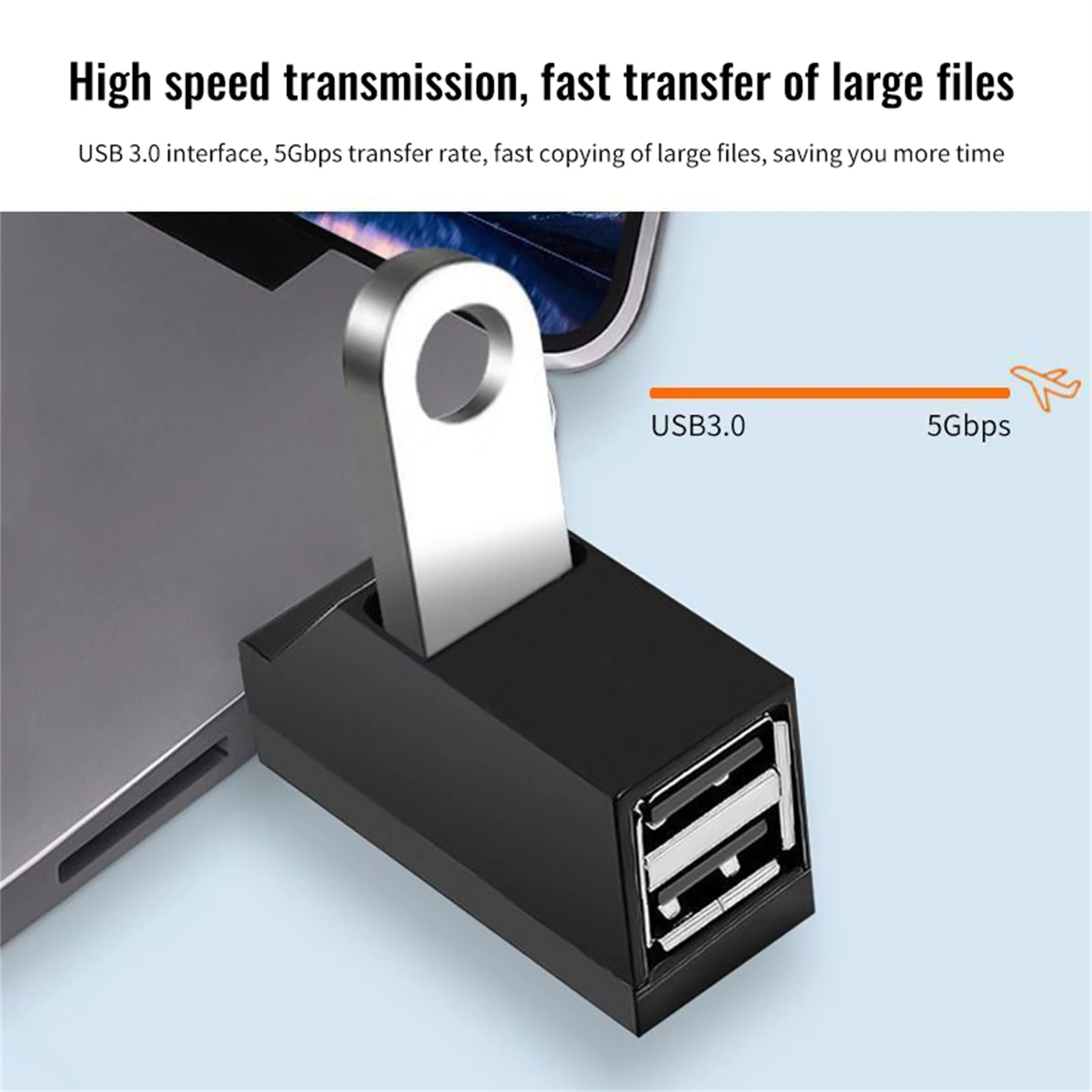 Type-C Docking Station USB HUB Portable Wireless Metal USB Docking Station for Mobile Computer Laptop