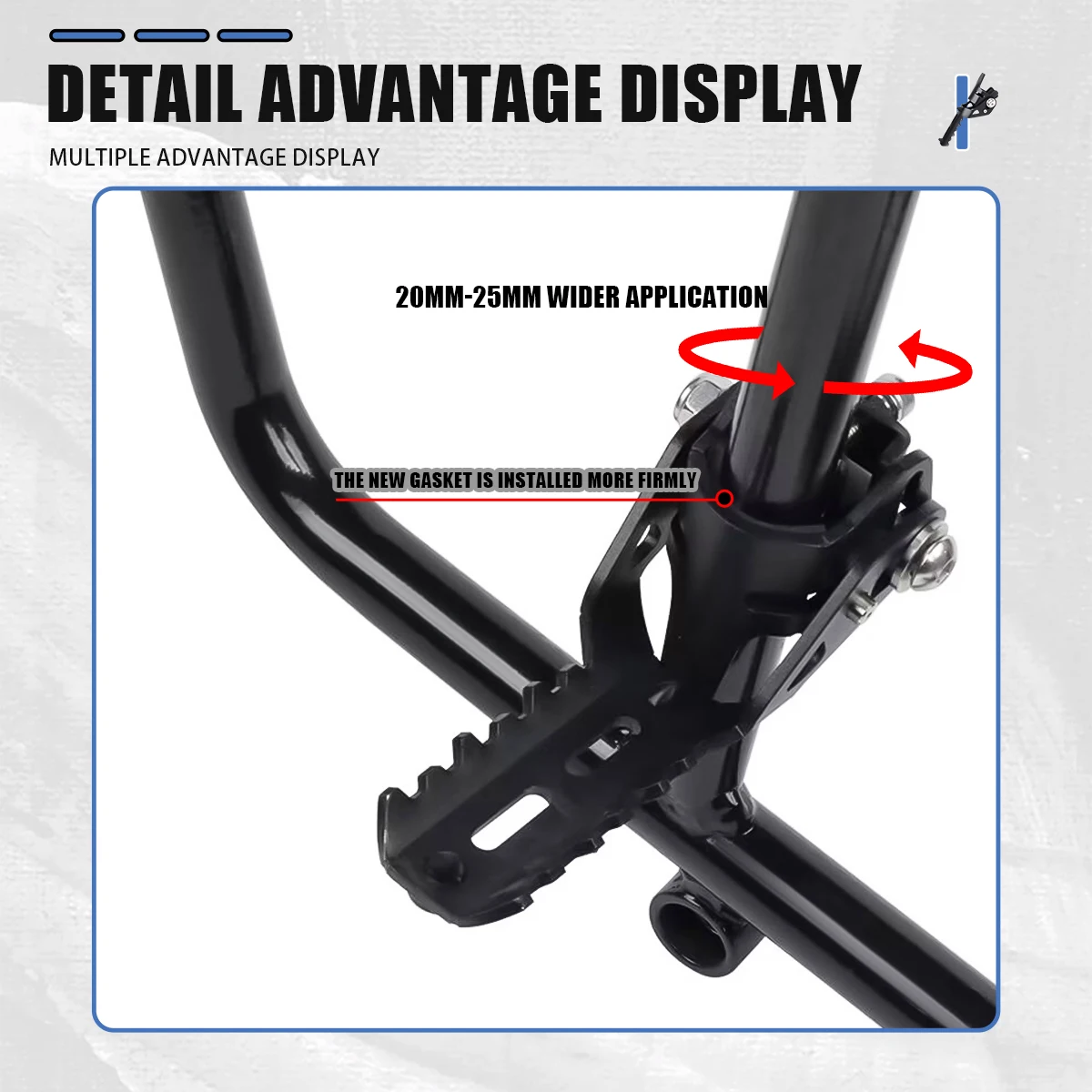 Składane podnóżki motocyklowe do BMW R1250GS R 1250 GS LC 2013-2023 2022 R1200GS LC 2013-2023