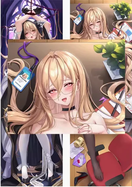 Azur Lane HMS Capa de Travesseiro de Corpo Implacável, Anime Japonês, Dakimakura Sexy, Abraço, Otaku, Loli, Roupa de cama, EX