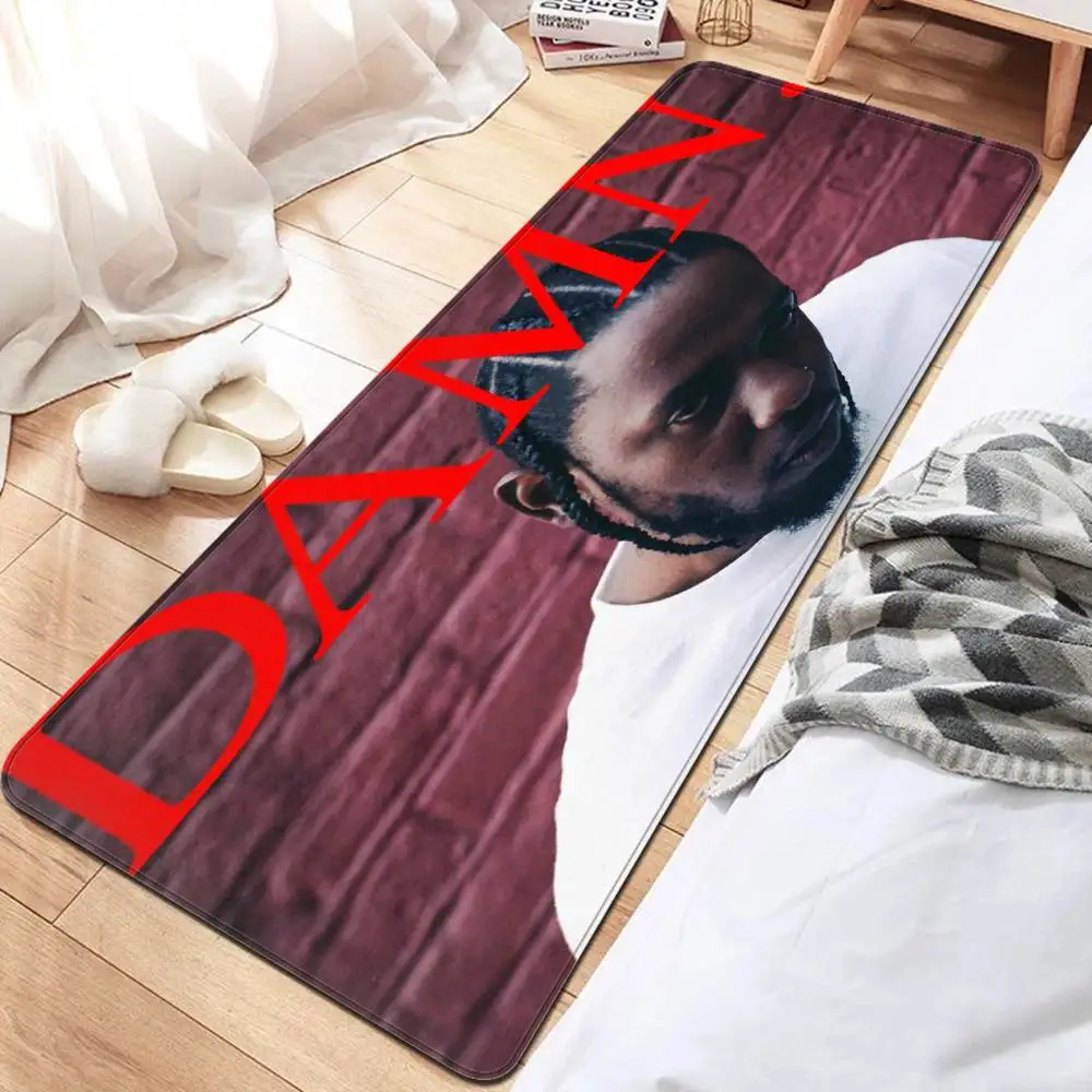 Classic Rapper K-Kendrick L-Lamar Floor Mat Rectangle Anti-slip Home Soft Badmat Front Door Indoor Outdoor Mat Welcome Doormat