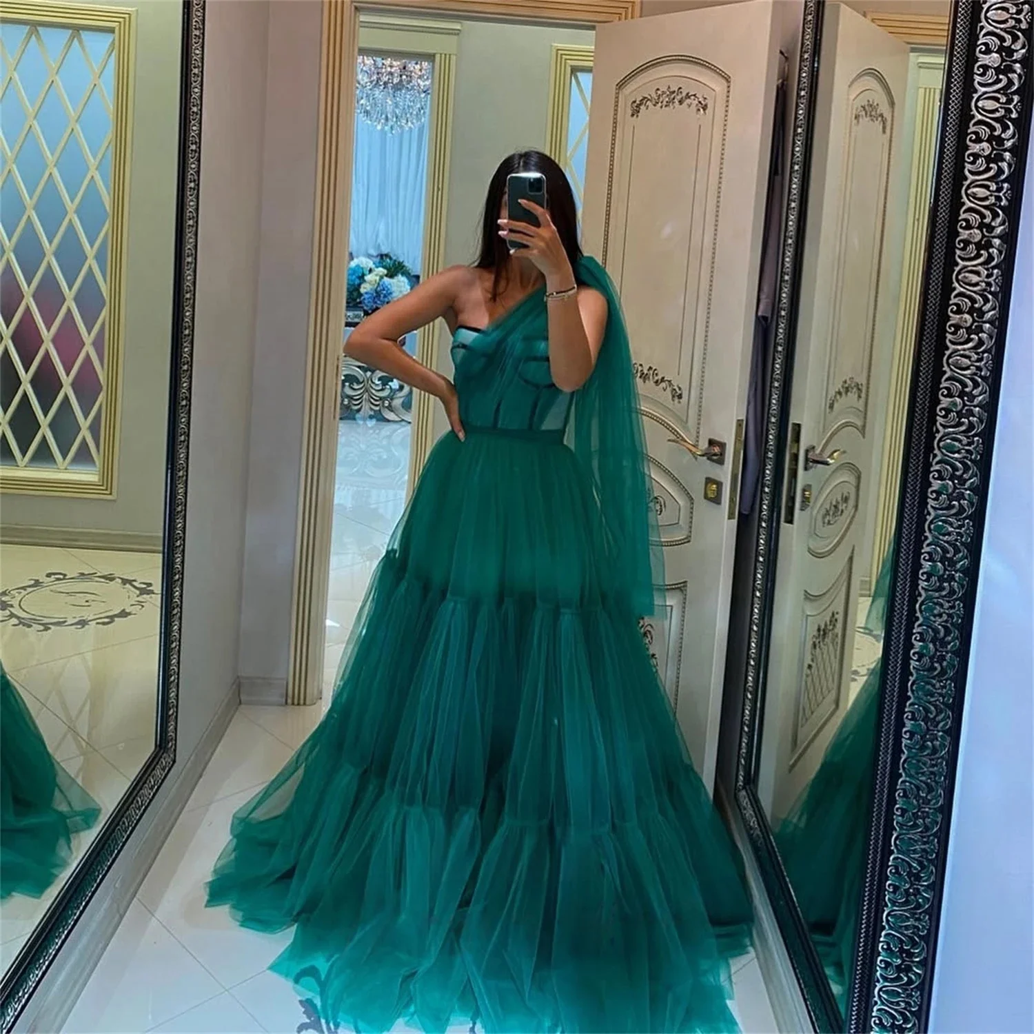 

Бирюзовое вечернее платье с длинными рукавами на заказ Вечерние платья Pastrol Унисекс Джерси Ретро Дубай Саудовская Аравия Пром по индивидуальному заказу