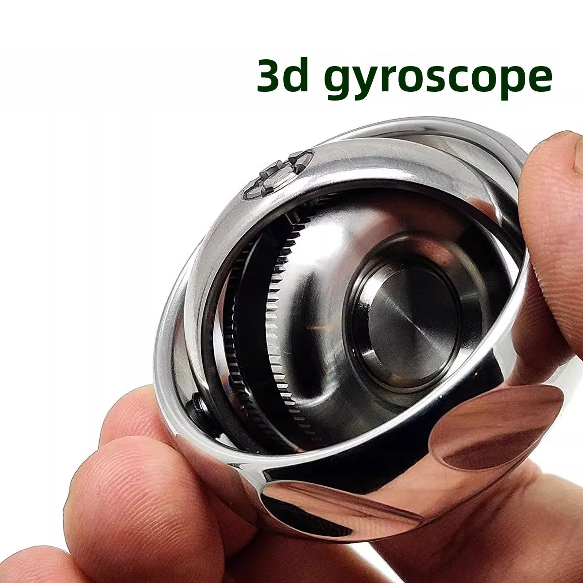 

3D Metal Gyroscope Fingertip Gyroscope Decompression Decompression Rotation Balance Black Technology Gyroscope