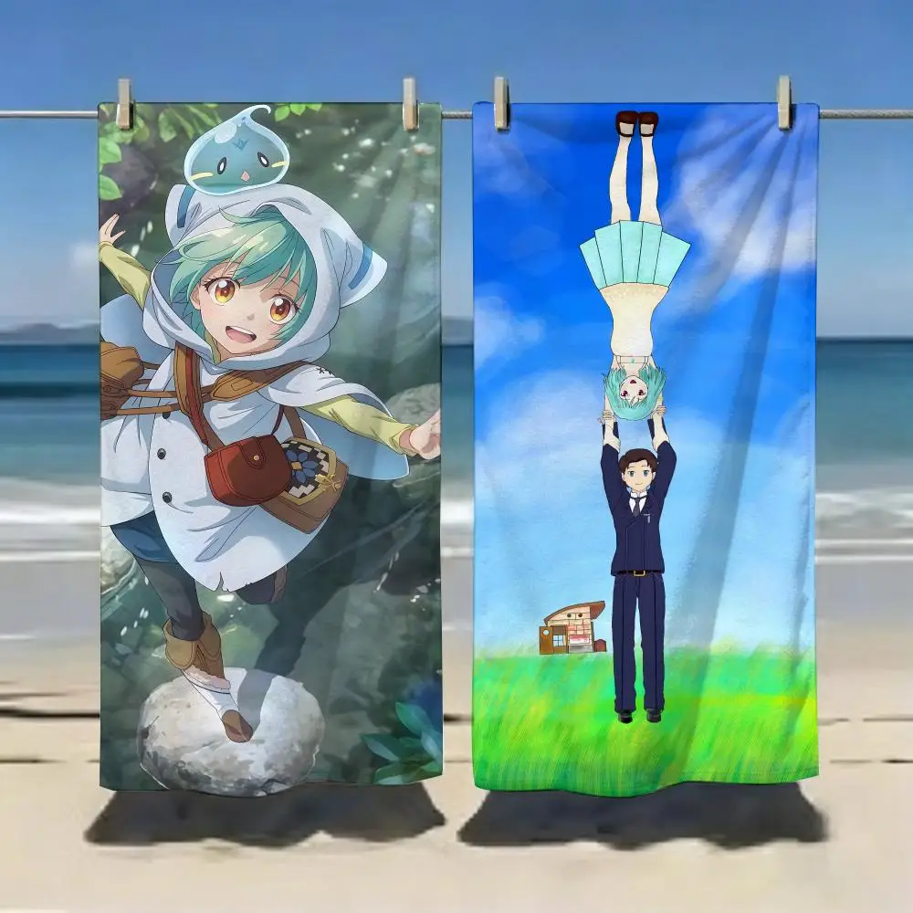 Anime P-Patema Inverted  Sakasama no Patema Towel Microfiber soft Beach Towel for Travel Fitness Sauna Bathing Camping