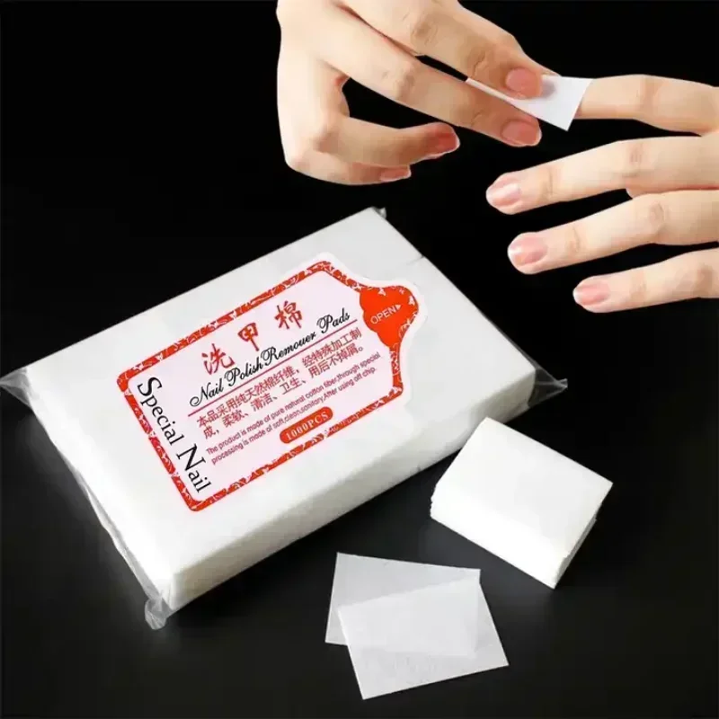 Gel Nail Polish Remover Gel Polish Cleaner Manicure Nail Remover Lint-Free Wipes Cleaner Paper Pad