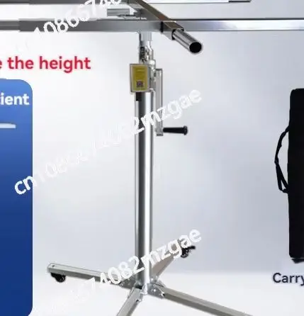 Versatile 3-in-1 Gypsum Board Lift 3.8m/4.1m with Electric and Manual Operation, Multi-Function Ceiling Hoist for Decoration