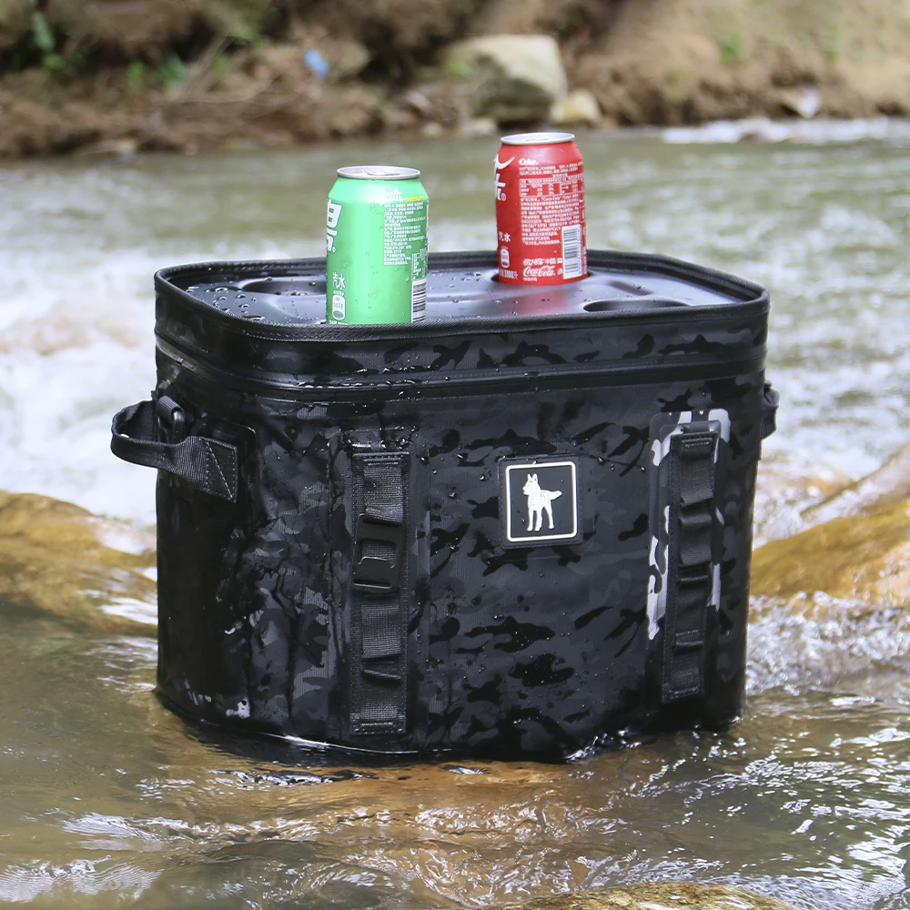 صندوق تبريد ممتاز مقاوم للماء معزول من مادة PVC TPU مع كيس ثلج ناعم مثالي لصندوق القوارب المعزول #6