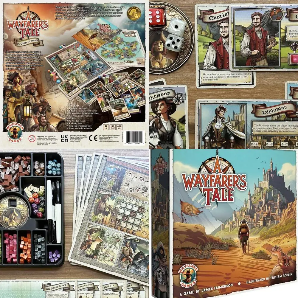 

Embark on a Quest: A Strategic Board Game for 1-4 Players, Ages 10+, 45-60 Mins, with Story-Driven Solo Play