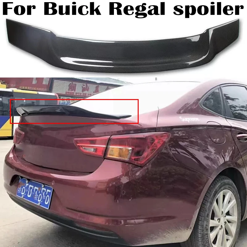 

For Buick Regal Gs Opel Badge lnsignia Spoiler 2017-2023 High Quality Carbon fibre/FRP Car Rear trunk cover wing spoiler Airfoil