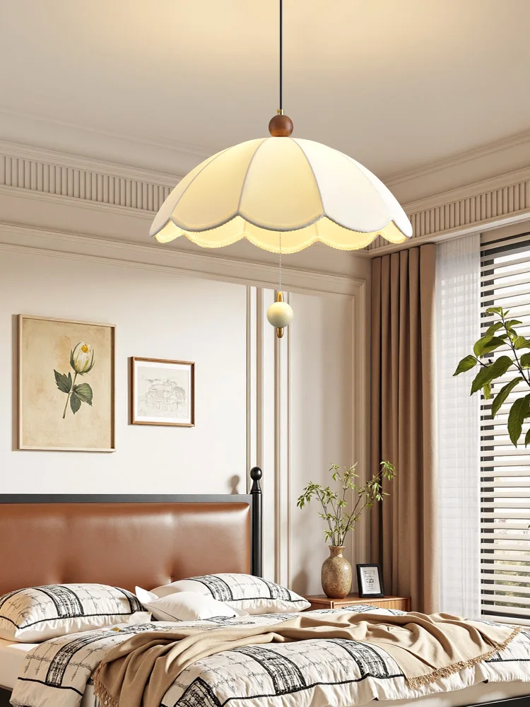 

Mid Ancient Style Retro Fabric Pendant Lamp For Living Room/bedroom/dining Room/bar/homestay Atmosphere Lighting Fixtures