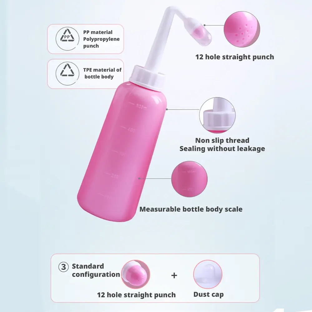 1Pcs Mom Upside Down Peri Bottle for Postpartum Care Original Washer for Perineal Portable Bidet Recovery and Cleansing After