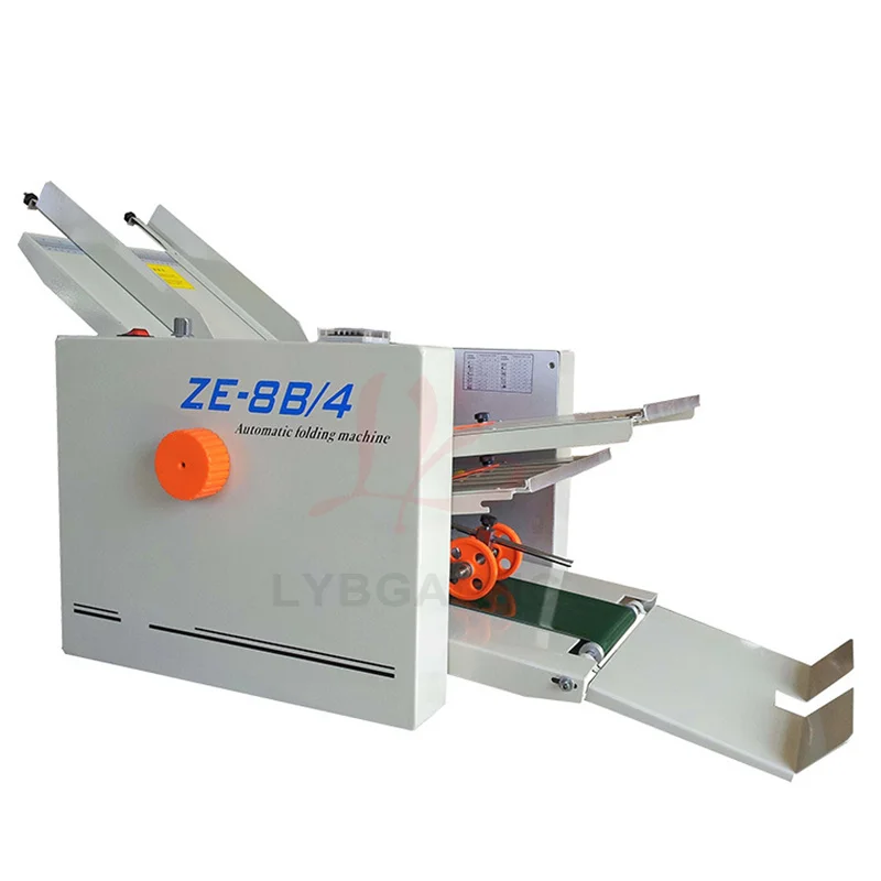 Automatic LY 9B-2 8B-2 9B-4 8B-4 Paper Page Folding Machine Small Creasing Machines Max Line Speed 80m Per Min Power 70W 220V