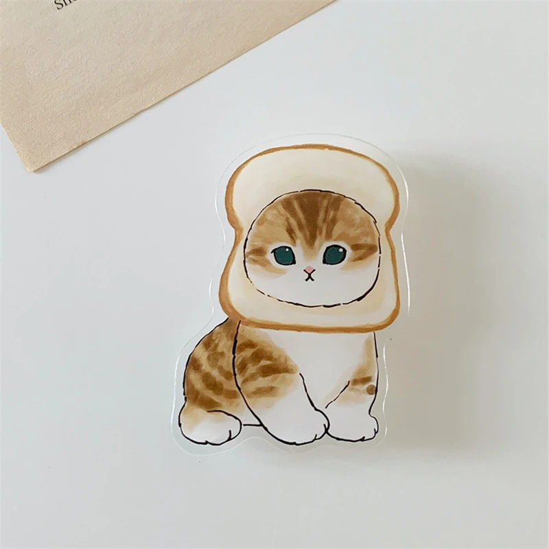 Korea Cute 3D Cat Panda Grip Tok Griptok Cartoon Phone Stand Holder Support For iPhone Samsung Universal Accessories Holder Ring