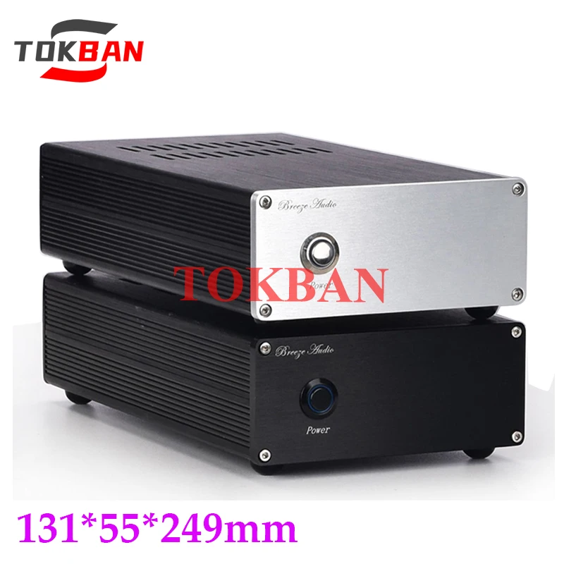 

Tokban Audio 1359 131*55*249 мм алюминиевый усилитель мощности Корпус Корпуса DIy источник питания