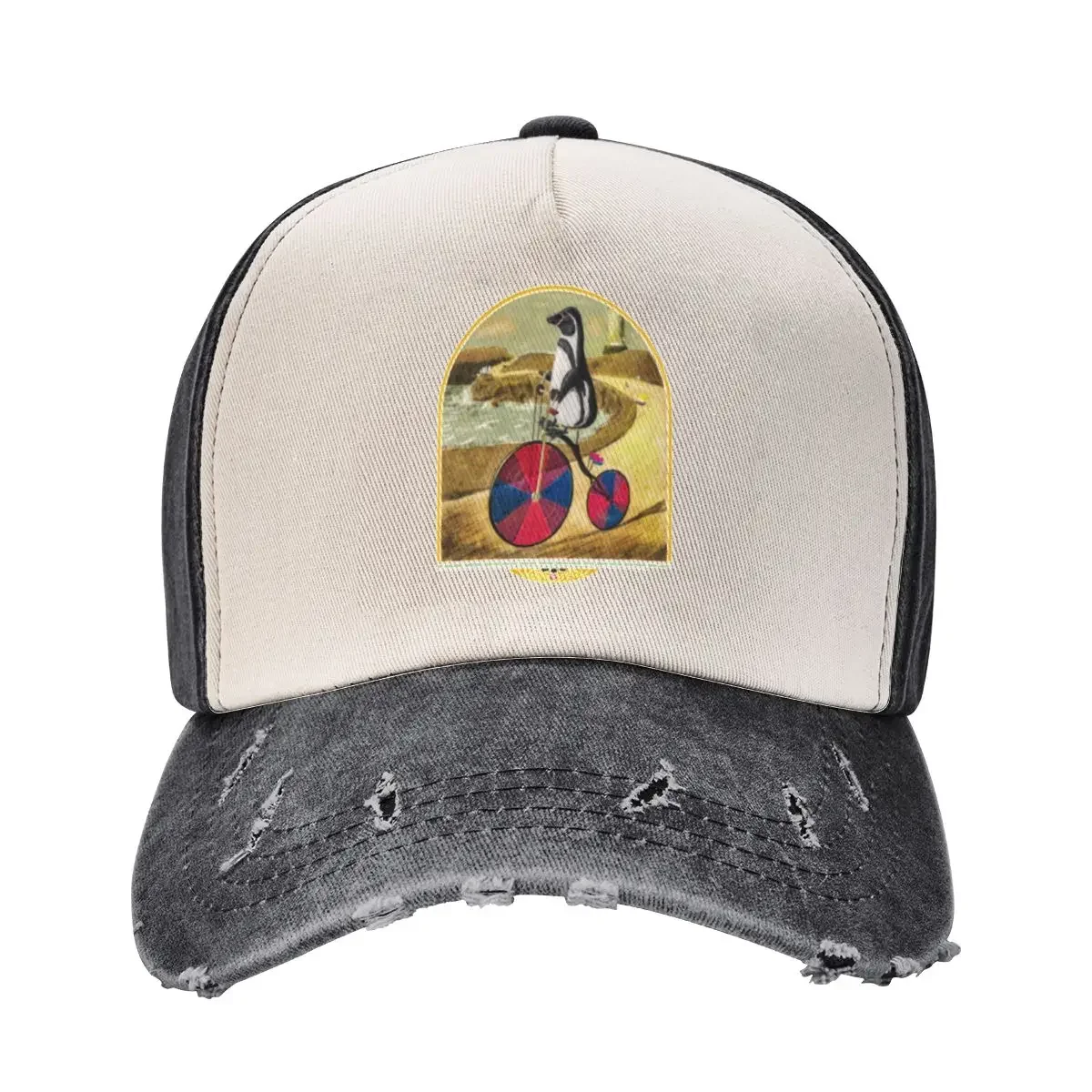 

The Bi cycle club – Bike, Penguin & Bisexuality Baseball Cap Hood Golf Hat Man golf hat genuine luxury woman cap Girl Men's