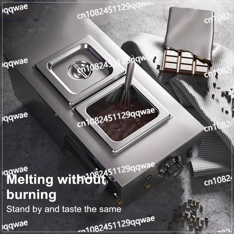 Portable 220V Commercial Electric Chocolate Melting Machine Genuine Chocolate Melting Furnace Home Chocolate Tempering Machine