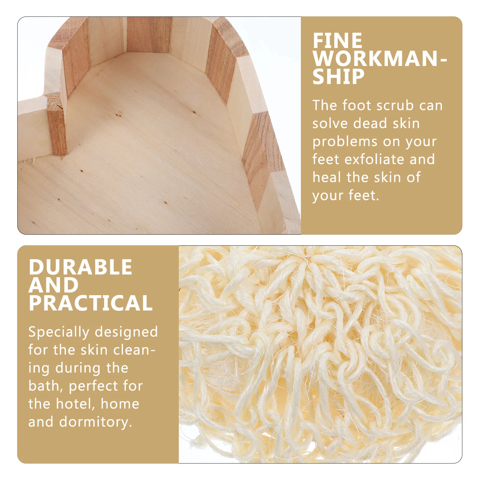 

1 set 1 Set Bath Shower Set Compact Lightweight Body Cleaning Tool For Leg Back Arm Chest Foot Scrubber Kit Exfoliate Dead Skin