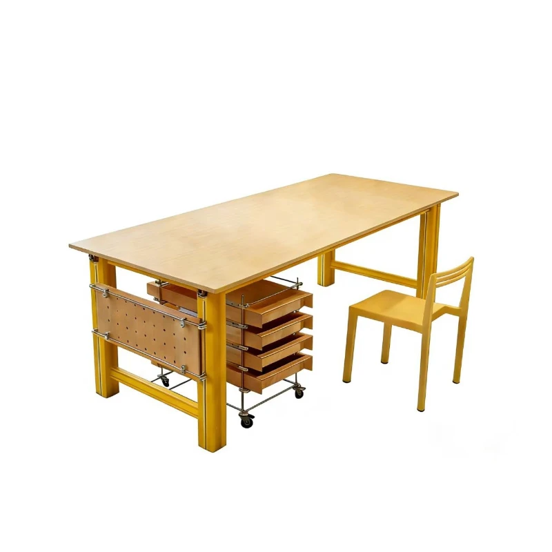 

Ocean plate desk, modern simple office computer desk, aluminum profile design long table workbench