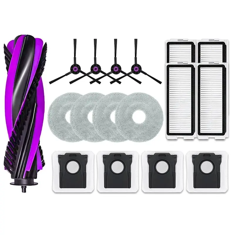 

Promotion!For Cecotec Conga X70 Vacuum Replacement Parts Main Roller Side Brush Dust Bag Filter Mop Cloth Accessories