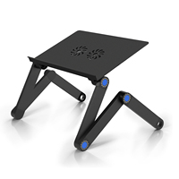 Laptop Table Stand and Lap Desk/Stand/Table Adjustable Riser Portable with Mouse Pad Aluminum Laptop Cooling Holder desk for bed